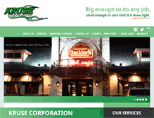 Tablet Screenshot of krusecorp.com